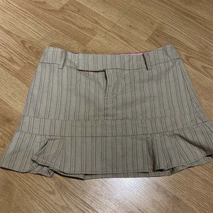 Women’s American Eagle Mini Skirt Size 2 Brown Str
